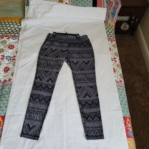 Danskin Black and White Patterned Leggings